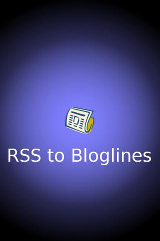 RSS to Bloglines