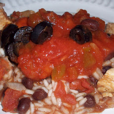Taco-Seasoned Chicken and Beans