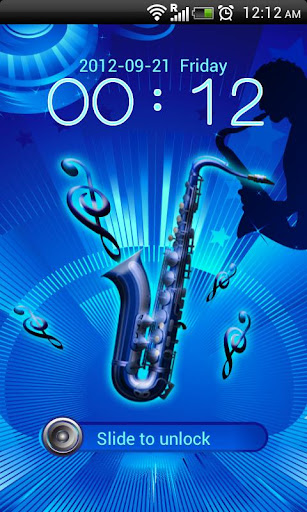 GO Locker Blue Saxophone Theme