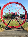 The Big Red Mining Wheel