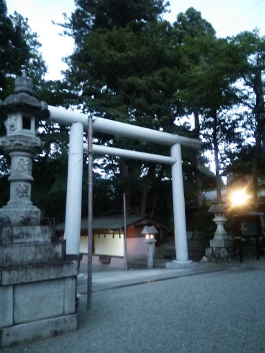 田村神社 奥殿鳥居