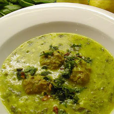 Middle Eastern Lamb and Spinach Soup