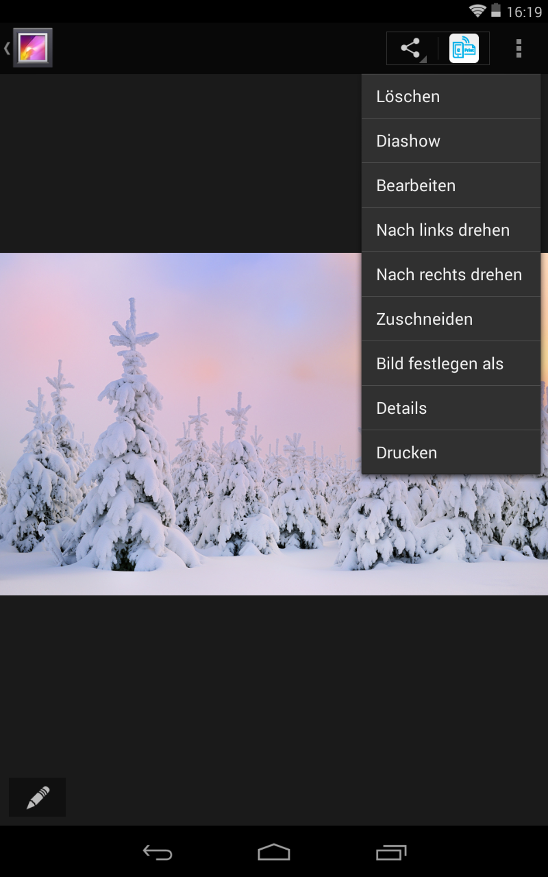 Android application HP Print Service Plugin screenshort