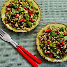Black-Eyed Pea Salad with Peppers, Cilantro, and Cumin-Lime Vinaigrette