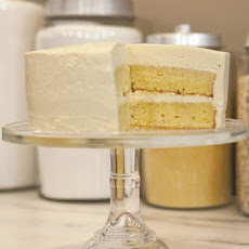 Orange Almond Cake with Swiss Meringue Buttercream