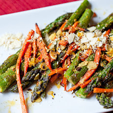 Chili Almond Asparagus