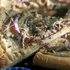 Anchovy and White Bean Pizza