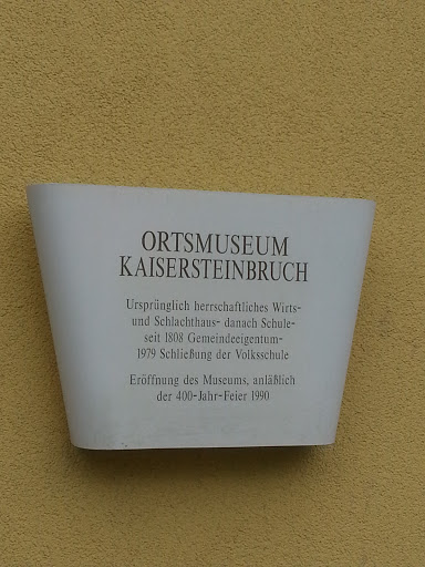 Ortsmuseum Kaisersteinbruch