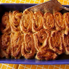 South African Roly-Poly Baked Dessert