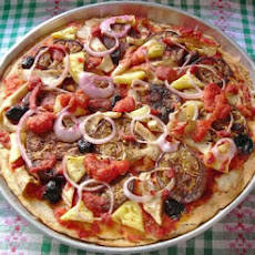 No-Cheese Pizza