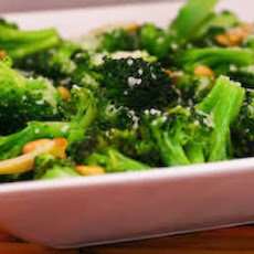 Sauteed Broccoli with Garlic, Pine Nuts, and Parmesan