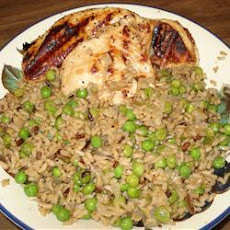Garlic Chicken Fried Brown Rice