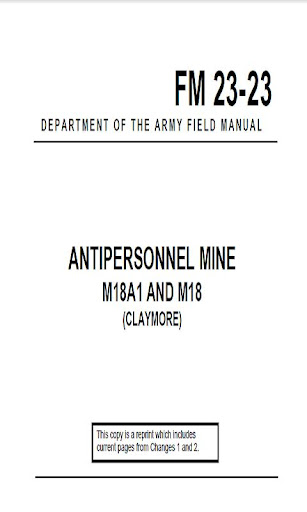 ARMY Claymore Mine M18A1 M18