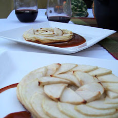 Apple Galettes with Caramel Sauce