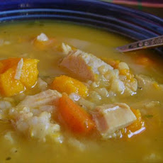 Duck Soup With Brown Rice and Yams