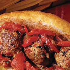 Turkey Meatball Grinder