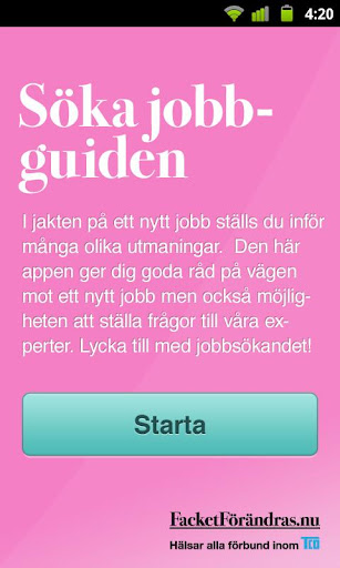 Söka jobbguiden