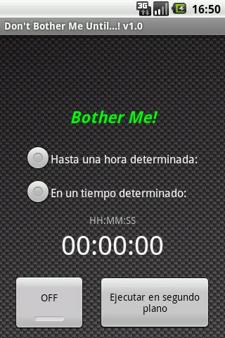 【免費工具App】Don't Bother Me Until...! Free-APP點子