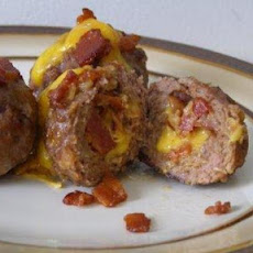 Cheese Stuffed Bacon Meatballs (Aaron Mccargo, Jr.)