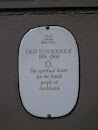 Old Synagogue Plaque