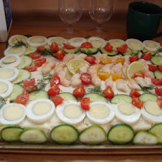 Savoury Sandwich Cake-Smorgastorta