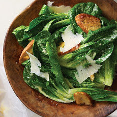Caesar Salad with Baby Romaine
