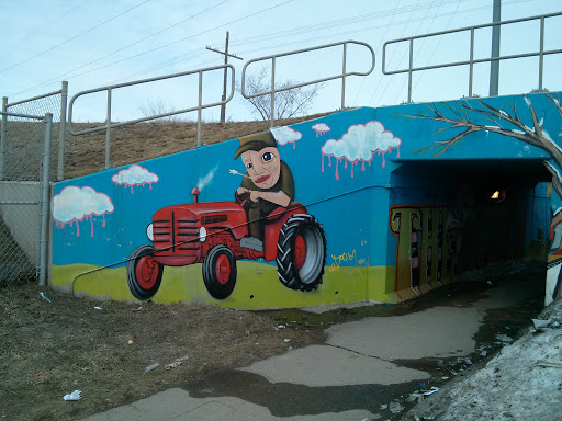 Tractor Man Mural