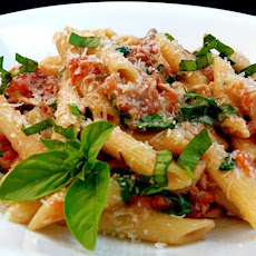 Creamy Tuna and Basil Penne