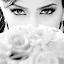 by Jay Goldman - Wedding Bride ( black and white )