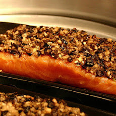 Black Bean and Salsa Salmon