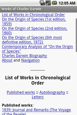 Works of Charles Darwin