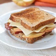 Bacon, Apple and Swiss on Whole Wheat