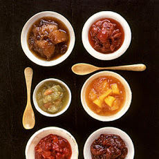 Dried Cherry, Pearl Onion, and Pear Chutney
