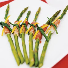 Prosciutto-Wrapped Asparagus with Citrus Dip