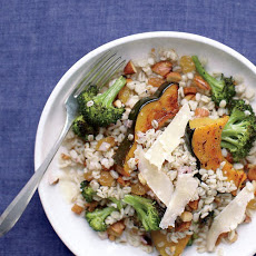 Barley Salad with Squash And Broccoli