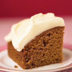 Pumpkin Spice Cake with Honey Frosting