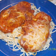 20-Minutes Chicken Parmesan With Spaghetti