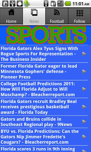 【免費運動App】Gator News-APP點子