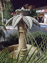 Palm tree fountain