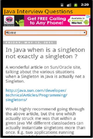 【免費教育App】Java Interview Question-APP點子