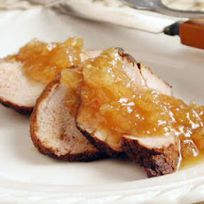 Spicy Pork Tenderloin with Ginger-Maple Sauce