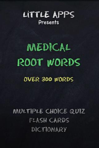300+ MEDICAL ROOT WORDS QUIZ