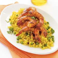 Spanish-Style Shrimp with Yellow Rice