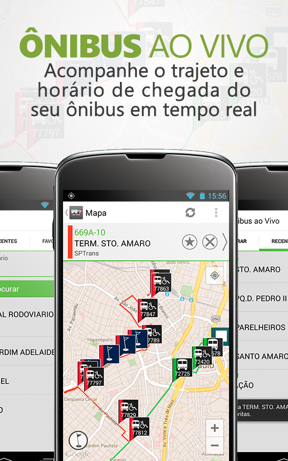 Android application Onibus Ao Vivo - Transporte screenshort