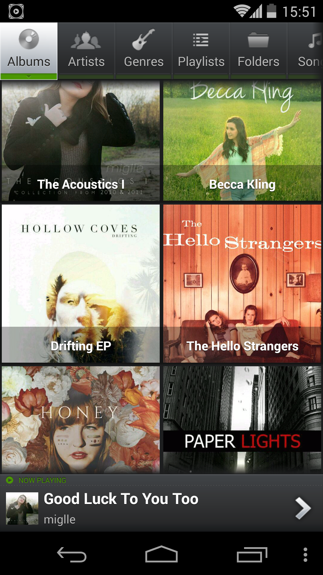 Android application PlayerPro Music Player Legacy screenshort