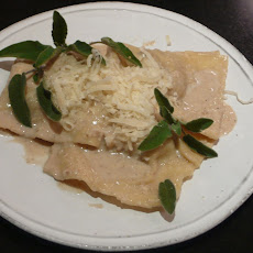 Veal Ravioli with Walnut Sauce