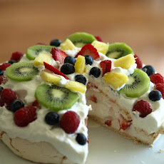 Australian Pavlova with Seasonal Fruit