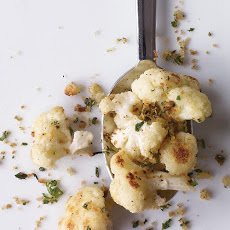 Roasted Cauliflower with Herbed Breadcrumbs