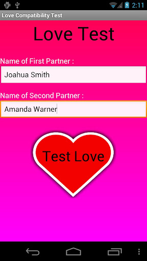 Love Compatibility Test Free