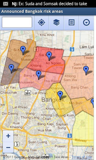 Thailand Flood Maps 2011